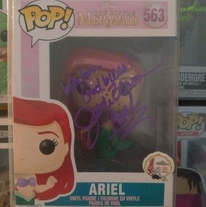Jodie Benson signed Ariel Funko Pop